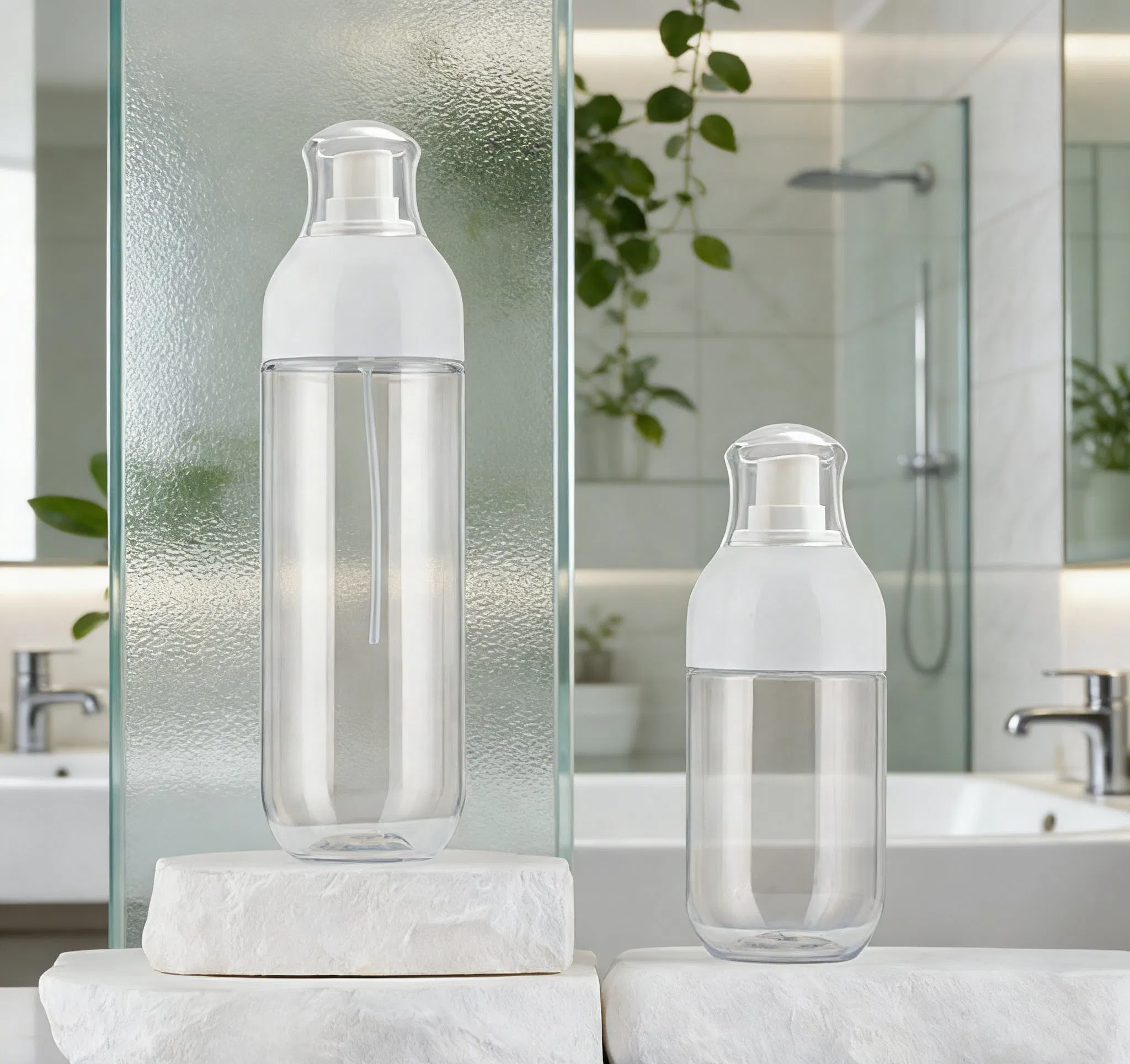 Plastic Cosmetic Packaging 30/50/100/120/150/180ml Leak-Proof Container Fine Mist Spray Bottle