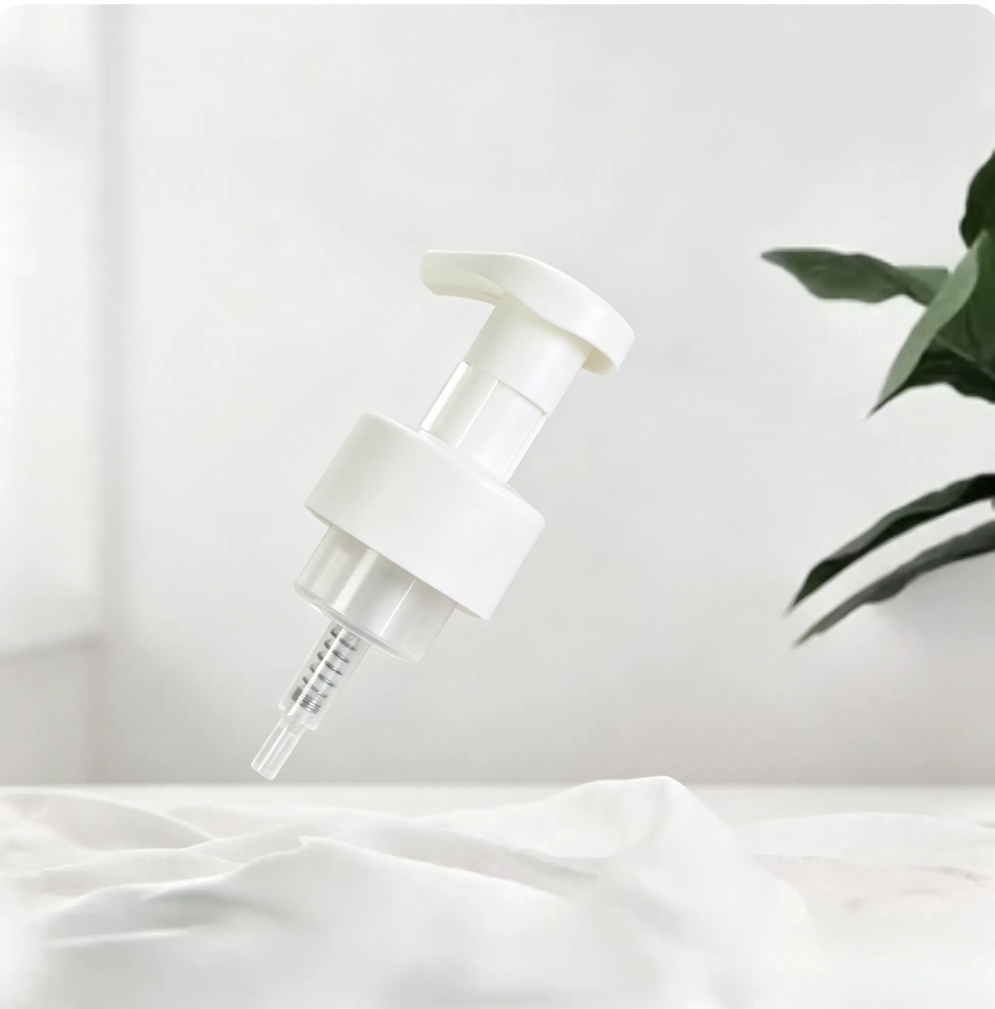 Cosmetic Packaging Plastic Liquid Dispenser Pump Foaming Soap Pump Outside Spring 40mm 42mm Recyclable Foam Pump for Hand Wash